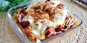 Receta de Salchipapa colombiana